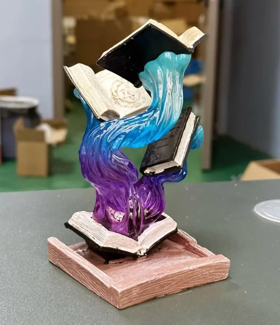 Dungeons and Dragons (D&D) book dice tower